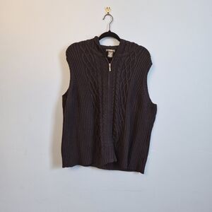 Eddie Bauer Quilted Hooded Vest